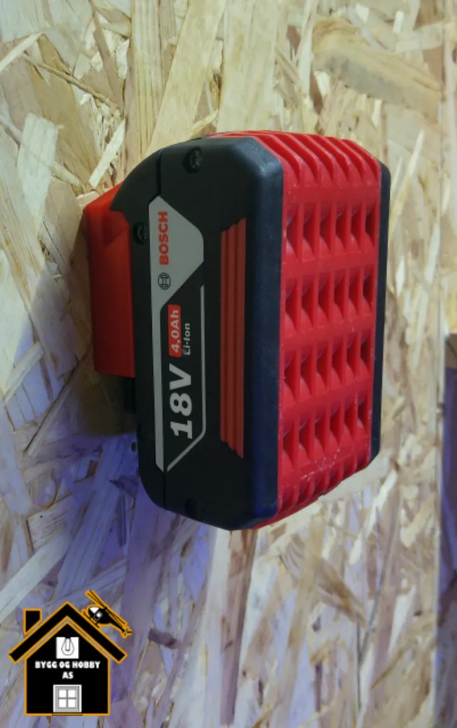 Bosch batteri veggfeste