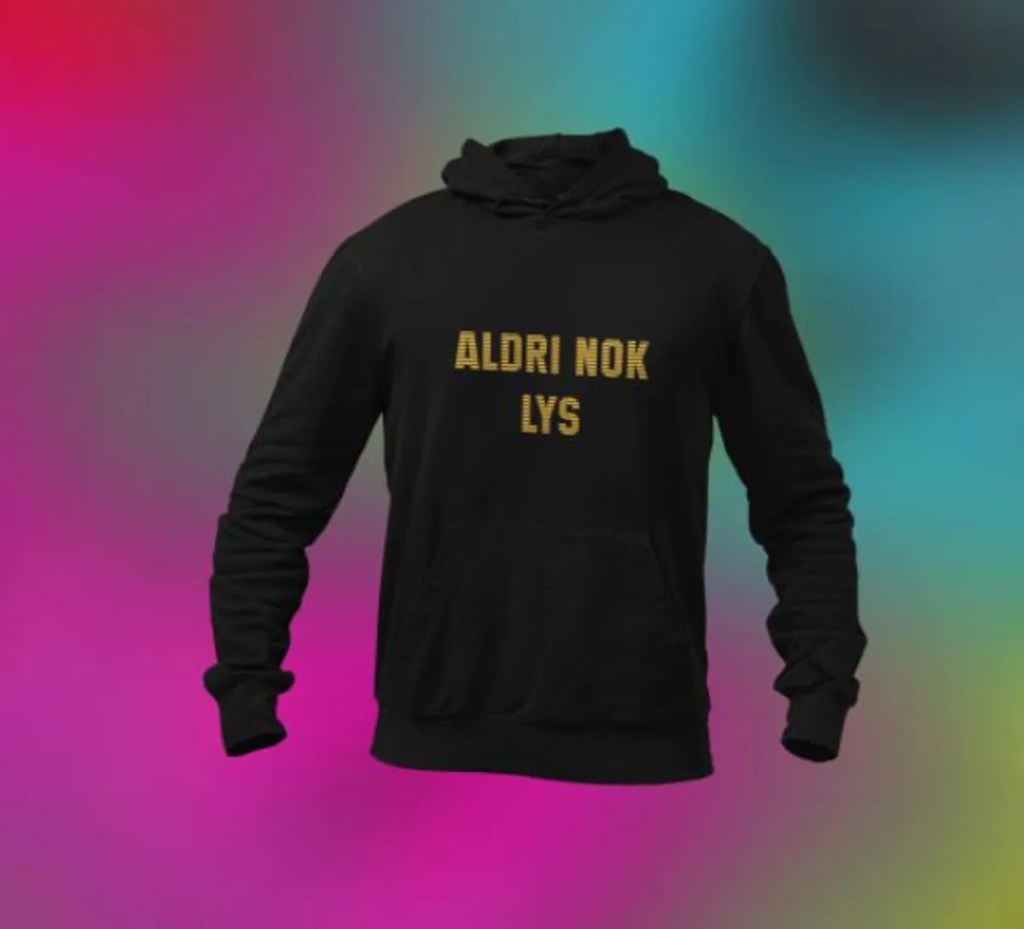 Hettegenser Aldri nok lys