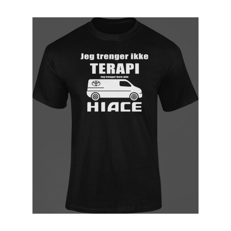 Jeg trenger ikke TERAPI, jeg trenger bare min HIACE