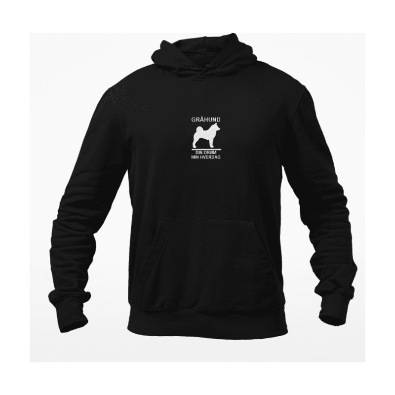Gråhund hettegenser