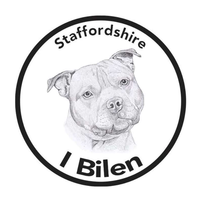 Staffordshire I Bilen Klistremerke