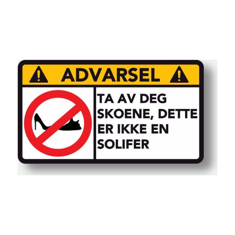 Advarsel Dette er ikke en Solifer