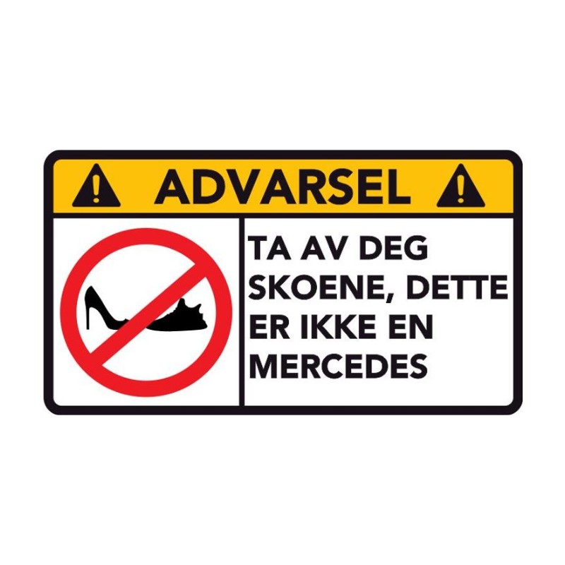 Advarsel Dette Er Ikke En Mercedes