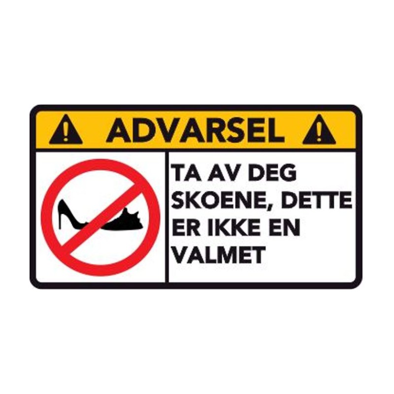 Advarsel Dette Er Ikke En Valmet