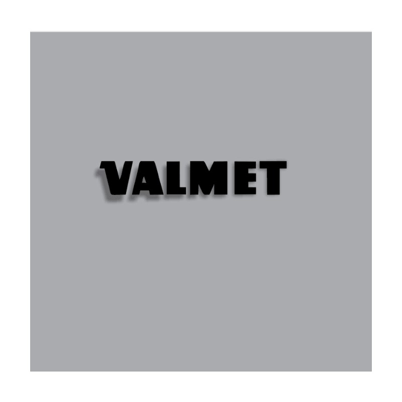 Valmet klistremerke 40cm sort