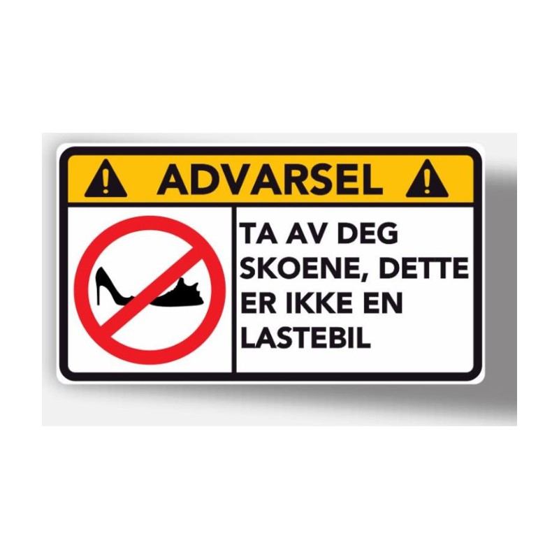 Advarsel dette er ikke en lastebil