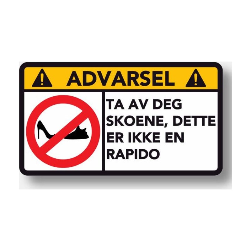 Advarsel Dette er ikke en Rapido